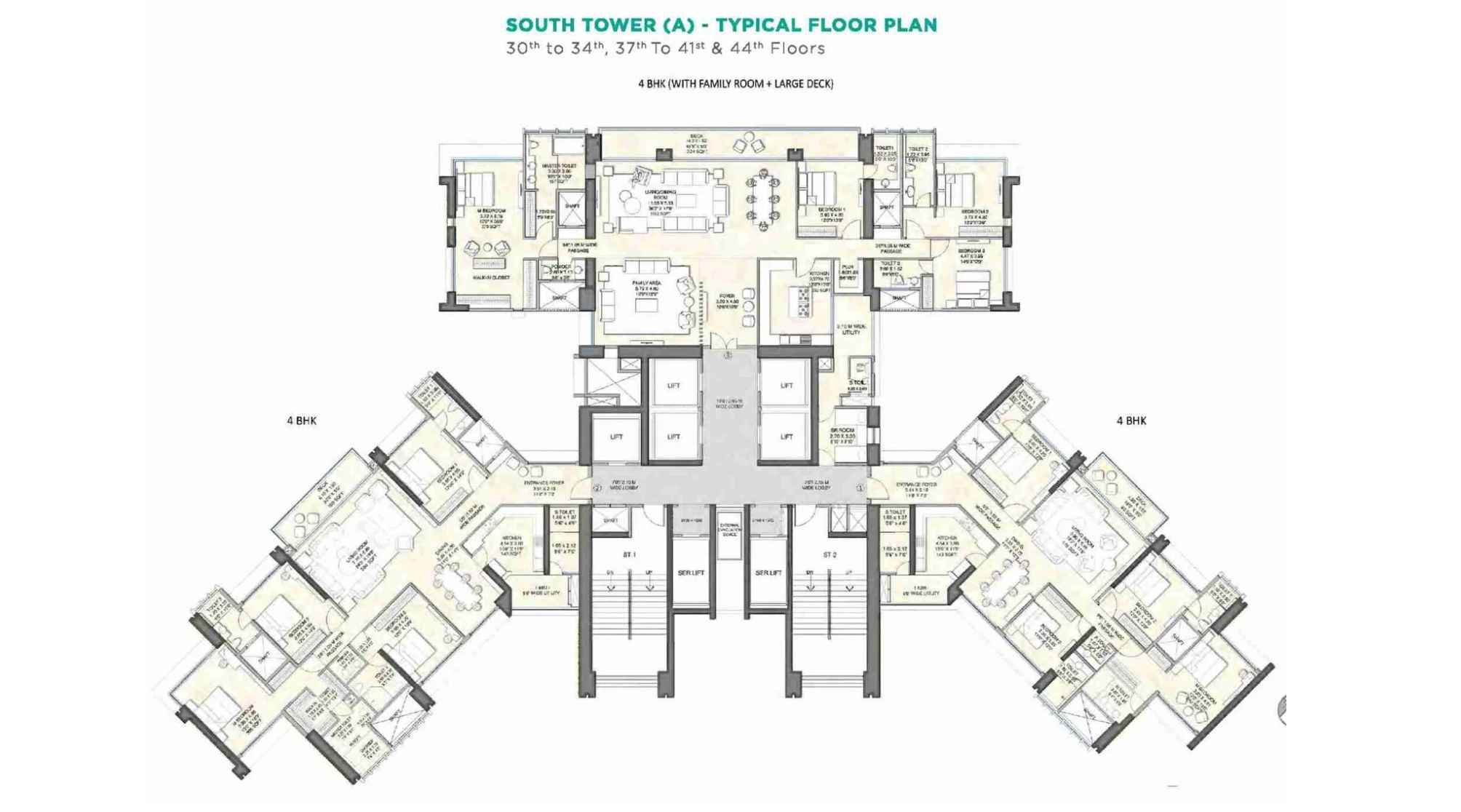 25-South-Floor-Plan-South-Tower-30th-to-34th-37th-to-41st-&-41st-&-44th