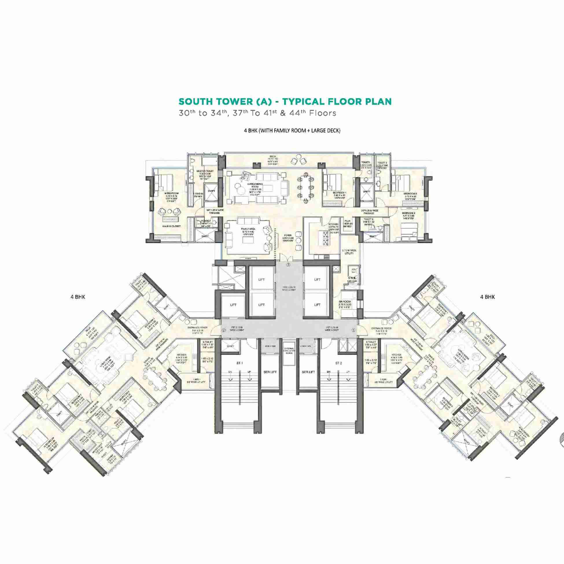 25-South-Floor-Plan-South-Tower-30th-to-34th-37th-to-41st-&-41st-&-44th