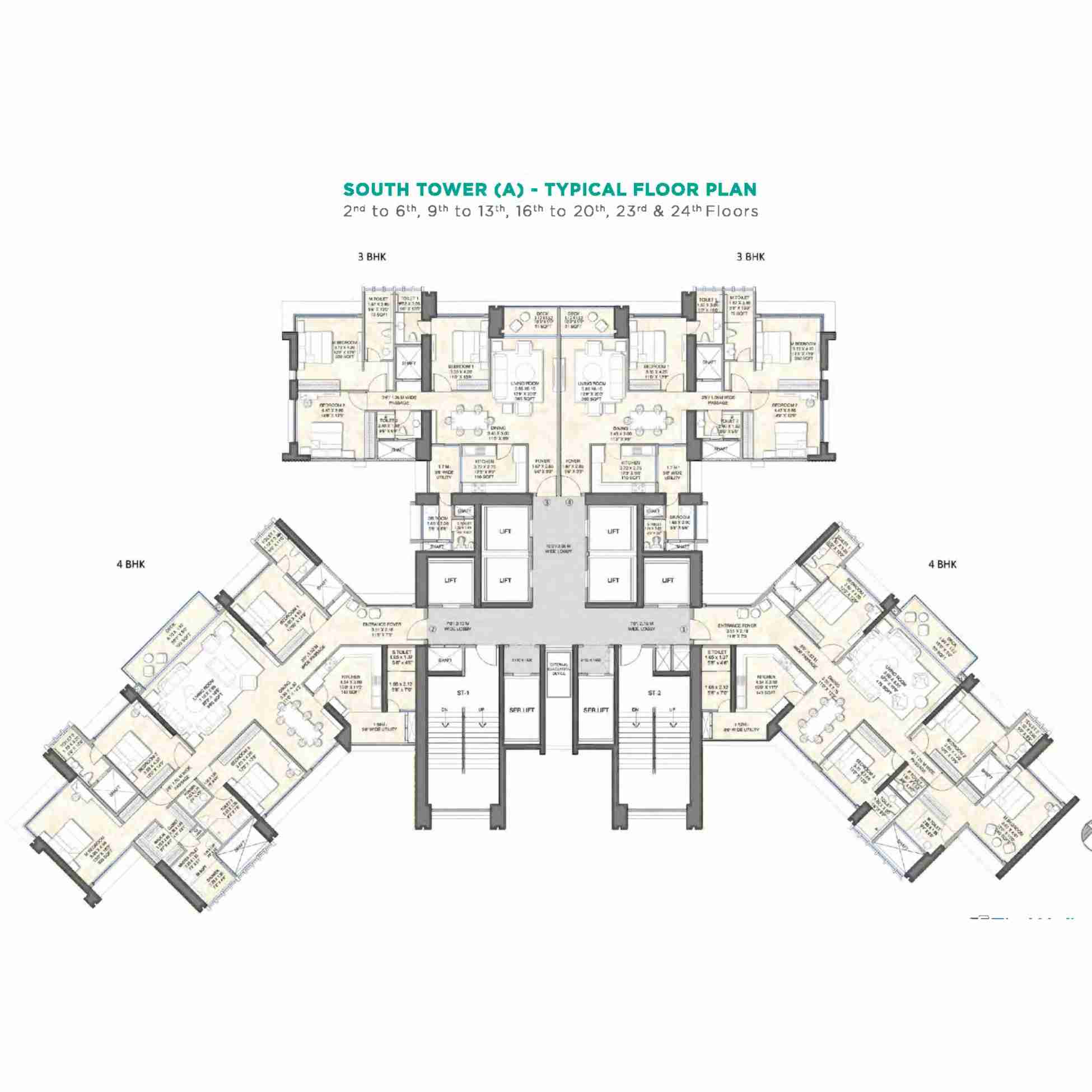 25-South-Floor-Plan-South-Tower-2nd-to-6th-9th-to13th-16th-to-20th-23rd-&-24th